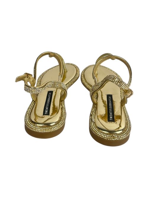 sandalo donna strass oro Twenty Fourhaitch | TORIMBIAORO